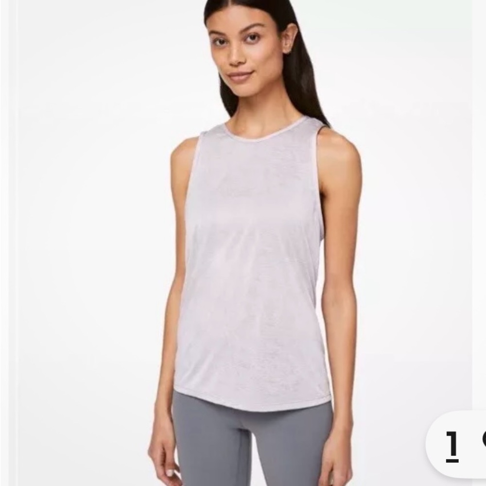 Lululemon Soul Stride Tank Women's Violet Sleeveless Top